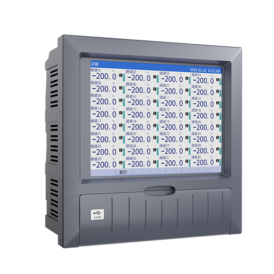 DB旗舰官方MIK-R8000D 1-40路 10.4英寸 彩屏 无纸记录仪 USB