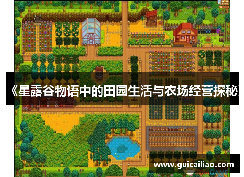 《星露谷物语中的田园生活与农场经营探秘》